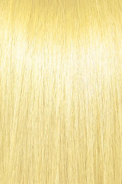 Natural looking human hair extensions in a beautiful very light blonde shade. Get real hair volume.
